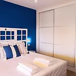 Blue & Yellow Penthouse With Terrace At Balaia Mar