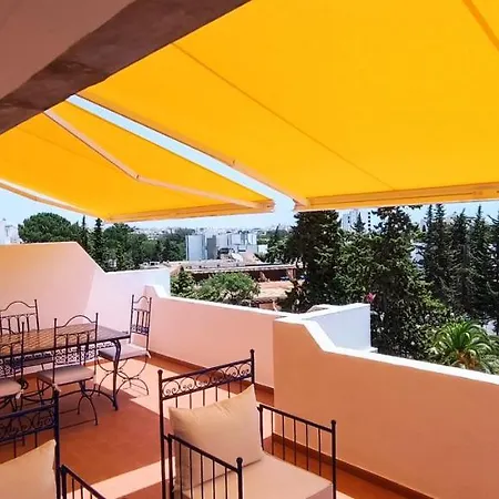 Blue & Yellow Penthouse With Terrace At Balaia Mar Apartment